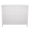 FCH Double Door Side Cabinet With Partition White