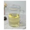 2.75 Quarts Water Pitcher with Lid, Oval Halo Design Unbreakable Plastic Pitcher, Drink Pitcher, Juice Pitcher with Spout BPA Free